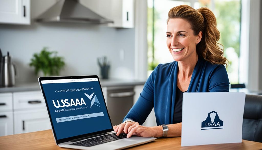 USAA home financing application